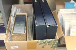 BOX WITH COLLECTION OF CHIEFLY GB FIRST DAY COVERS & PRESENTATION PACKS Box with three cover albums,
