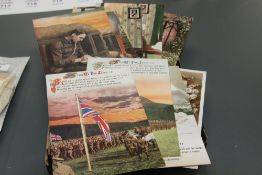 1910's RANGE OF BAMFORTHS POSTCARDS, UNUSED Small range of postcards from 1910's era, all