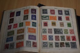 WORLD STAMP COLLECTIONS IN 2 ALBUMS, M & U, EARLY TO MID PERIOD Two vintage albums of Commonweal