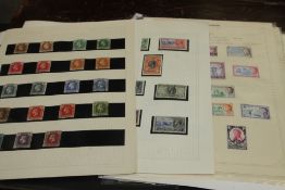 CAYMAN ISLANDS, GV- EARLY QEII MINT AND USED COLLECTION ON LEAVES Fine and valuable Cayman Islands