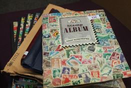WORLD STAMP COLLECTION IN 8 ALBUMS/STOCKBOOKS ALL ERAS - MINT & USED 5 stockbooks with world