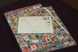 PAIR OF STOCKBOOKS WITH STAMP COLLECTIONS, MINT AND USED Couple of stockbooks, one with chiefly