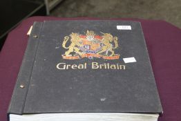 GB, SG/DAVO STAMP ALBUM WITH 1840's-1970's COLLECTION, MINT & USED Davo album (marked SG to spine)