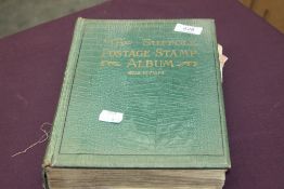 VINTAGE WORLD STAMP COLLECTION IN OLD SUFFOLK ALBUM, EARLY TO MID PERIOD 2000+ STAMPS Old world