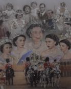 After Stephen Doig (1964-present) a limited edition colour print, Her Majesty Queen Elizabeth II