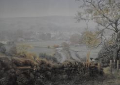After Keith Melling (British b.1946) colour print, rural scene, signed in pencil to margin, within a