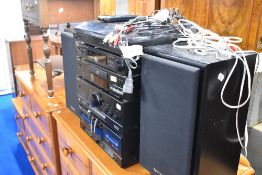 A selection of Technics hifi seperates