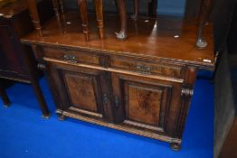 A Victorian mahogany sideboard in the aesthetic style
