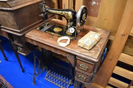 A 19th Century singer treadle sewing machine