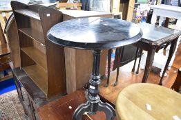 A Victorian dark stained occasional table