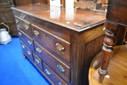 A 19th Century mahogany Lancashire mule chest