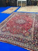 A traditional carpet square