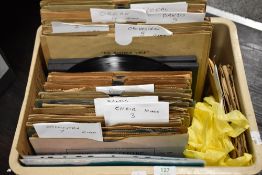 A large collection of shellac records, of orchestral, band, organ and choral interest.