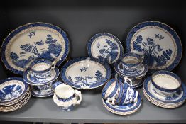 A vintage Booths Real Old Willow pattern part tea and dinner service.