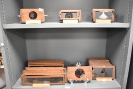 A large collection of Victorian magic lantern slides/ plates, of novelty interest, also included
