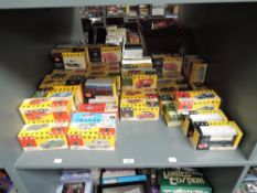 A shelf of Lledo Vanguards diecasts, Vans, Wagons, Cars etc,limited editions, special editions,