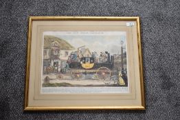 Three framed and glazed Prints, R Abrahams & G Exeter The Victoria and Canperdown Disaster, Tho's