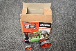 A Mamod TE1 Traction Engine, in original early card box