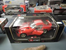A Burago 1:18 scale diecast, Dodge Viper GTS Coupe, boxed