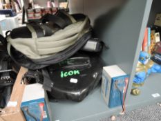A Viper Icon battery operated Radio Controlled Carp Fishing Bait Boat with carry bag and extra