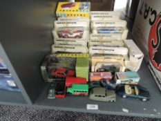 A collection of diecasts including Matchbox Models of Yesteryear, Vanguards, Matchbox 75 Series,