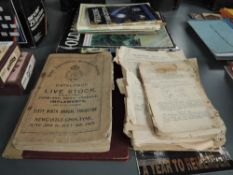 A small collection of Steam related reference and educational books, former property of William