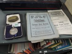 A HM Silver British Railway Ambulance Medallion awarded to H.S.Bannister in presentation case