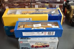 Four Corgi diecasts, 1:50 scale Limited Edition CC12708 Jet Tanker and CC2010 Dibnah's Choice Fowler