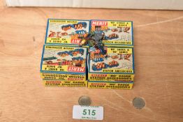 Eight Merit HO gauge Station Accessories Sets, Porters, Cows, Horses & Ponies, Cows Lying Down,