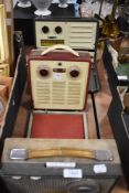 Three mid century radios, including Cavalier and Vidor.
