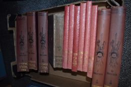 A carton of war related books including Five volumes of Amalgamated Press Limited 'The War
