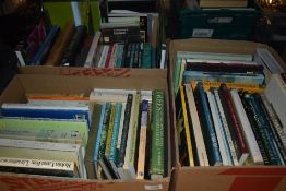 Three cartons of horticultural interest books including J.H. Wilks 'Trees of the British Isles in