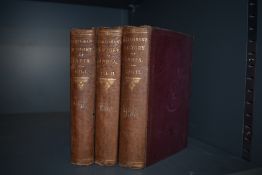 Travel. India. Marshman, John Clark - The History of India, &c. London: Longmans, 1867. Three