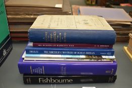 Roman Britain. A small selection, includes Hadrians Wall interest. (8)