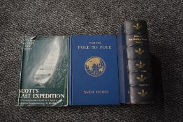 Travel. Polar. Hedin, Sven - From Pole to Pole. London: 1914, reprint.; Scott, G. Firth - The