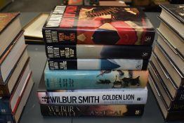 Fiction. Wilbur Smith. Hardbacks in dust-jackets. (6)
