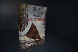 Travel. Attenborough, David - Quest in Paradise. 1962 edition. In the dust jacket. (1)