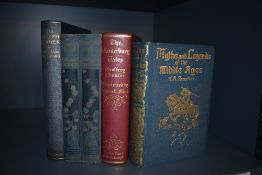 Illustrated. Cloth-bound selection. Includes; Guerber, H. A. - Myths and Legends of the Middle Ages.