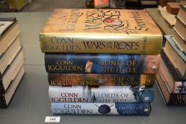Historical Fiction. Conn Iggulden. First editions. Hardbacks in dust-jackets. (5)