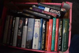 Political Biographies. A carton. Signed copies. (21)