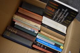 Music. A carton. Hardbacks and softbacks. (quantity)