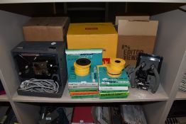A vintage Kodak Instamatic projector for Super 8 movies, a Phago 8mm editor viewer and a selection