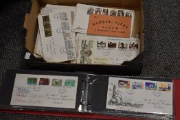 A selection of first day covers, mixed interest including butterflies and flowers.