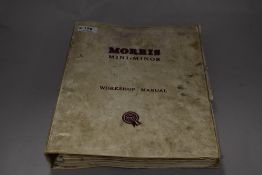 A Morris Mini Minor workshp manual.