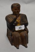 A novelty Victorian Tammany bank mechanical money box.