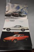Five Triumph Specification catalogues, of TR7 and Dolomite interest.