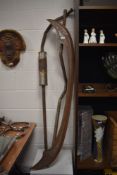 A collection of Morris Traveller parts, to include; rear bumper, exhaust, window glass, door parts