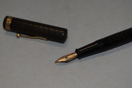 A De La Rue Onoto the pen fountain pen body with waterman cap. Spares or repairs