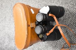 A pair of vintage CBC binoculars with case.