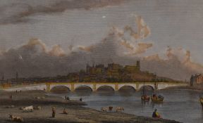 Local interest: after William Westall (British 1781-1850) a group of four coloured engravings, views